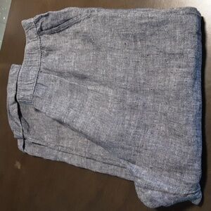 RACHEL Rachel Roy Cropped Ankle Pants in Chambray Blue